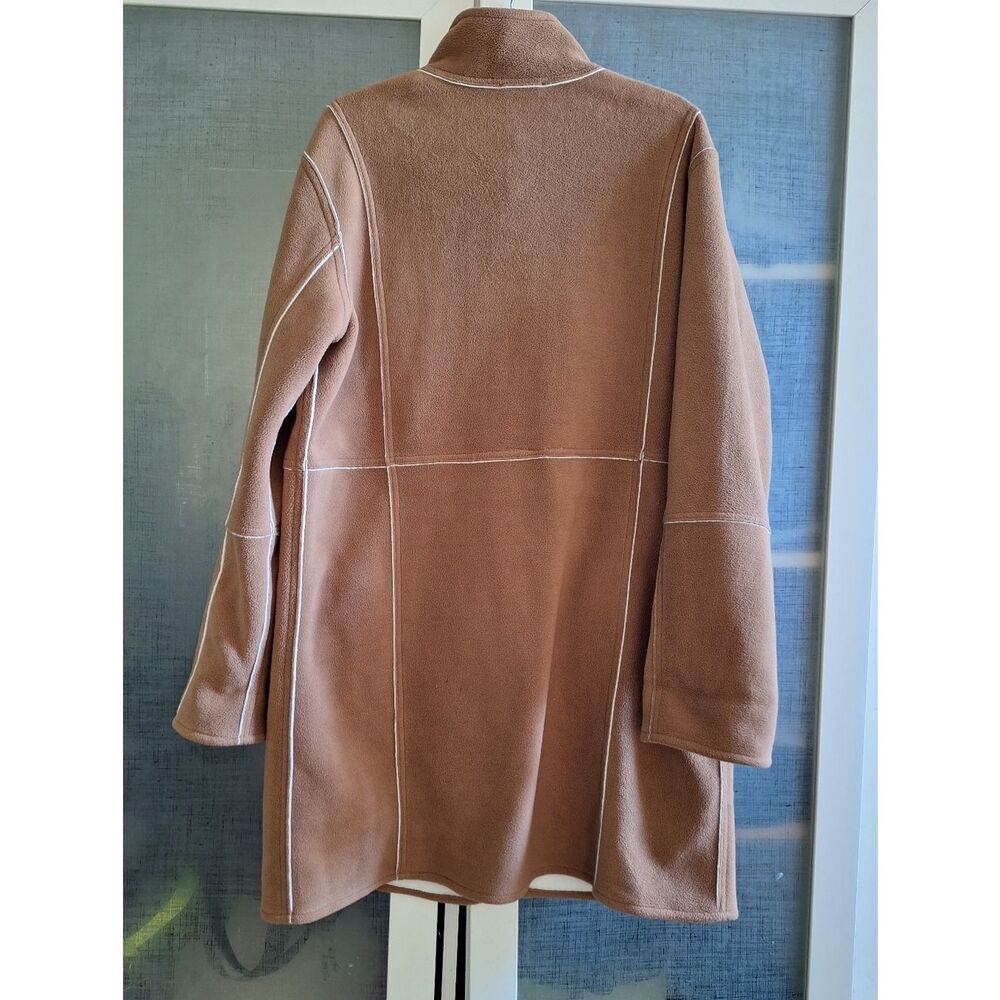 Susan Graver L Tan Camel Coat - Picture 4 of 7